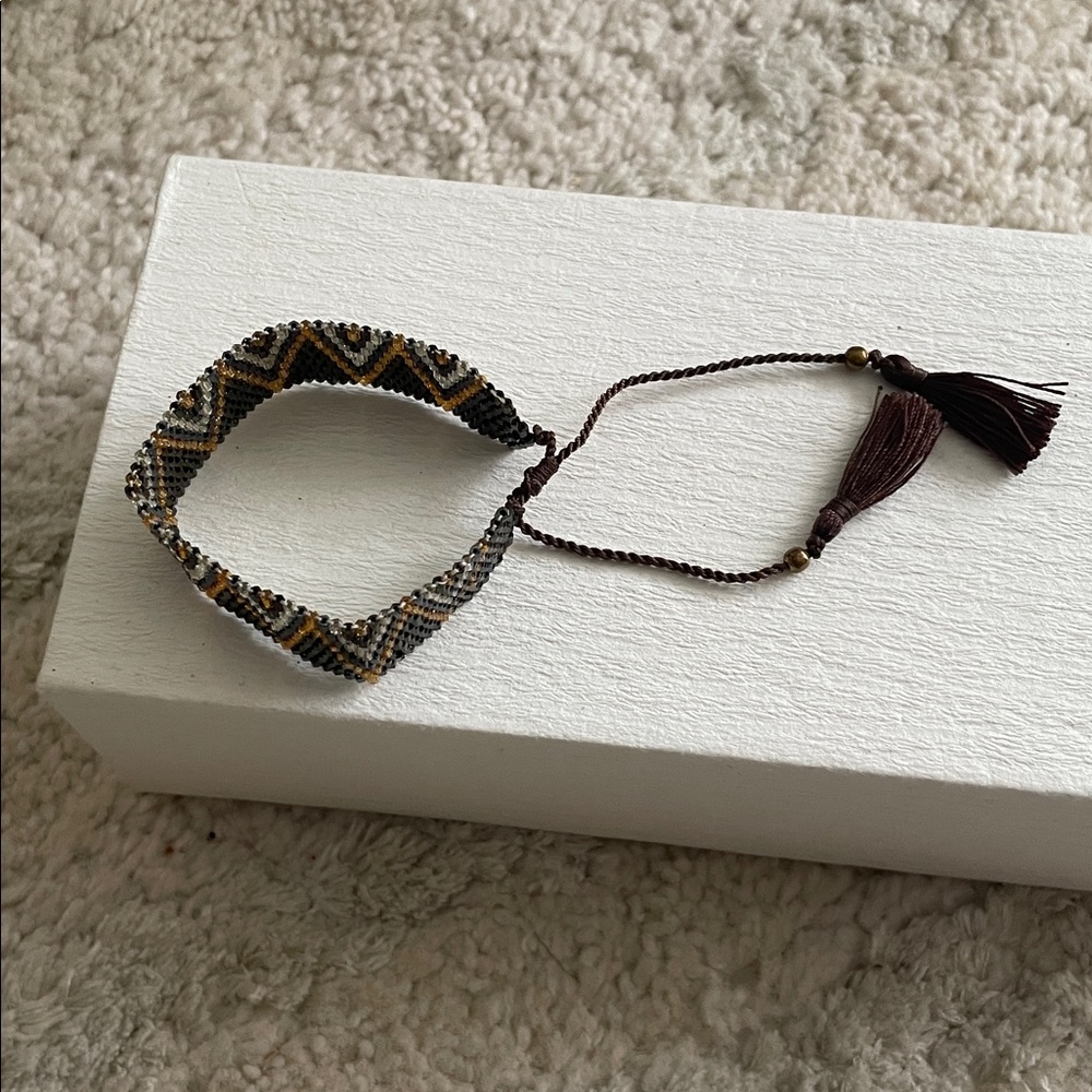 NWOT Miyuki Delica Glass Beads Bracelet - Picture 3 of 4
